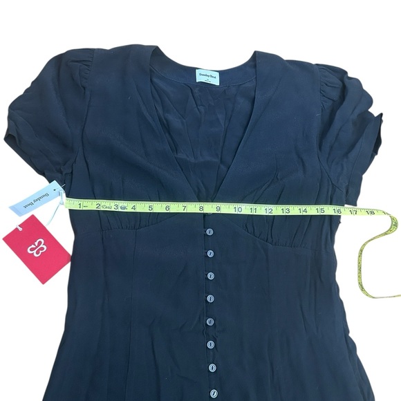 Aritzia Sunday Best NWT Black Sandrine Mini Dress size 10 - Picture 10 of 12